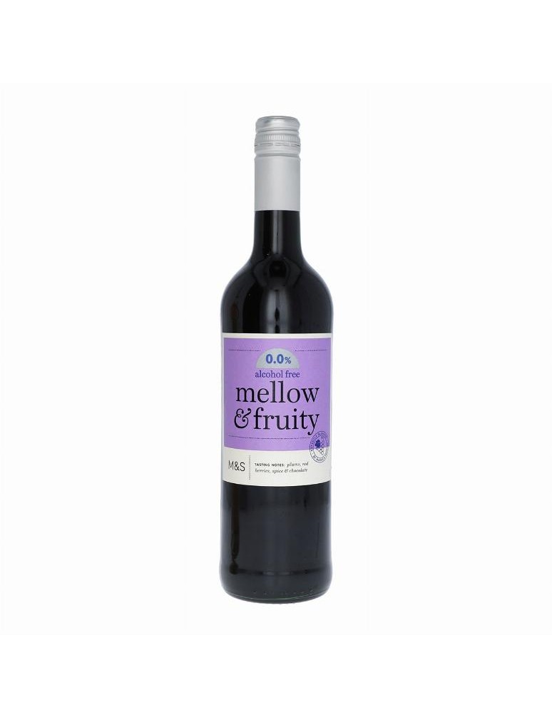 Nápoj z nealkoholického aromatizovaného červeného vína Merlot