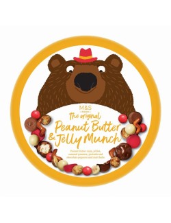 Ovocné želé bonbóny, solené preclíky, ml. čokoláda s arašídovým krémem, popcorn v ml. čokoládě, arašídy v bílé čokoládě s karame