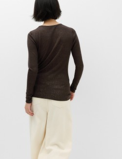 Tie Neck Fastening Top