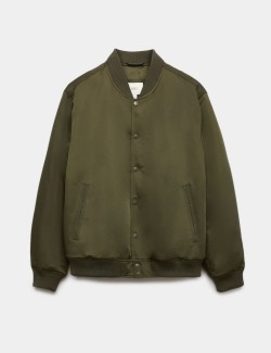 Satin Bomber Jacket