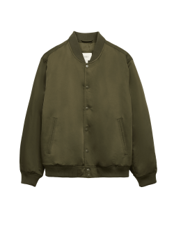 Satin Bomber Jacket