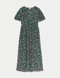 Paisley V-Neck Midaxi Tea Dress