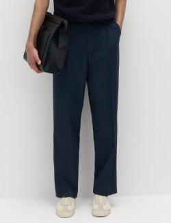Relaxed Fit Smart Stretch Trousers