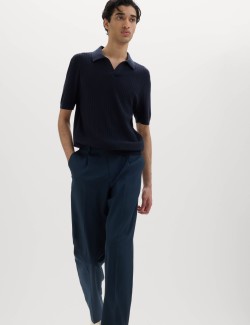 Relaxed Fit Smart Stretch Trousers