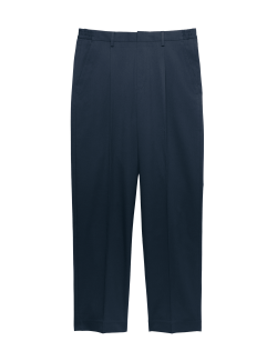 Relaxed Fit Smart Stretch Trousers