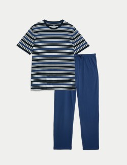 Pure Cotton Striped Pyjama Set