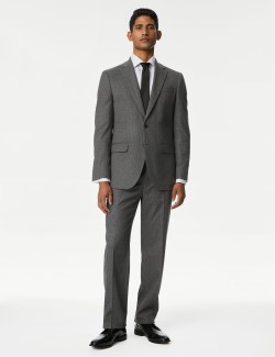 Regular Fit Puppytooth Suit Jacket