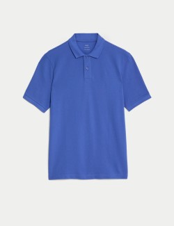 Pure Cotton Pique Polo Shirt