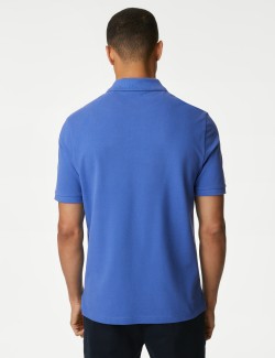 Pure Cotton Pique Polo Shirt