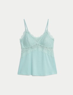 Body Soft™ Lace Trim Cami Top