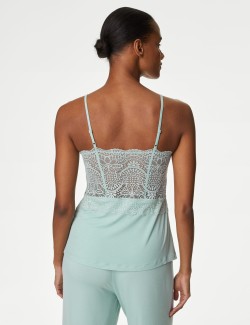 Body Soft™ Lace Trim Cami Top