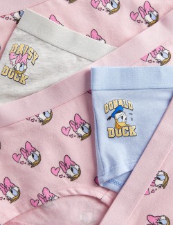 5pk Cotton with Stretch Daisy Duck™ Shorts (5-16 Yrs)