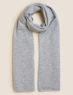 Pure Cashmere Knitted Scarf