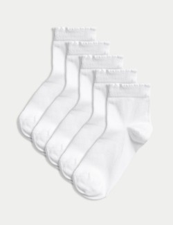 5pk of Short Picot Socks