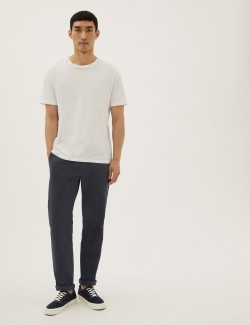 Dokonalé chino kalhoty s vysokým podílem bavlny, úzký střih