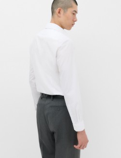Skinny Fit Non Iron Cotton Blend Shirt