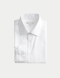 Skinny Fit Non Iron Cotton Blend Shirt