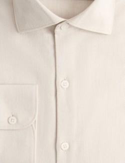 Regular Fit Easy Iron Marl Shirt