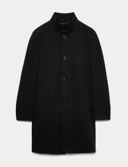 Funnel Neck Overcoat