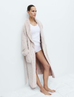 Spot Carved Dressing Gown