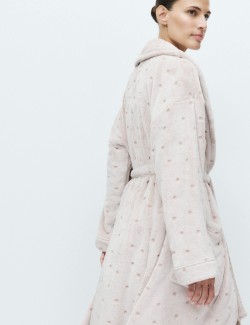 Spot Carved Dressing Gown