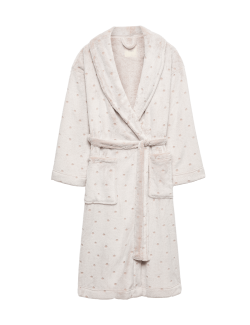 Spot Carved Dressing Gown