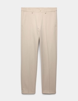 Tailored Fit Flannel Smart Trousers