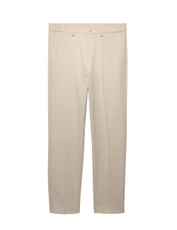 Tailored Fit Flannel Smart Trousers