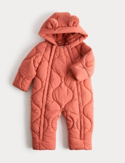 Quilted Hooded Snowsuit (0-3 Yrs)