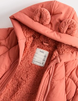Quilted Hooded Snowsuit (0-3 Yrs)