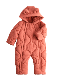 Quilted Hooded Snowsuit (0-3 Yrs)