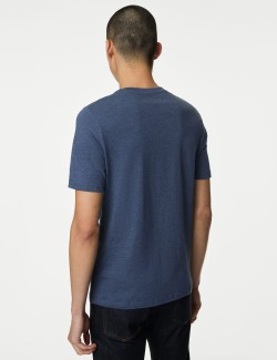 Pure Cotton Crew Neck T-Shirt