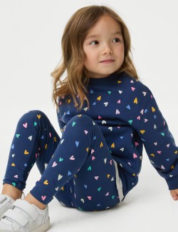 Cotton Rich Heart Sweatshirt (2-8 Yrs)