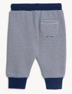 Cotton Rich Striped Joggers (0-3 Yrs)