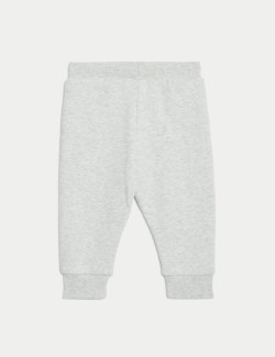 Cotton Rich Plain Joggers (0-3 Yrs)