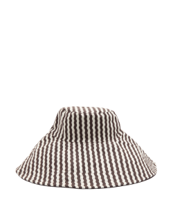 Pure Cotton Reversible Wide Brim Bucket Hat