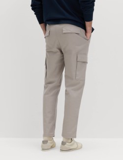 Tapered Fit Stretch Cargo Trousers