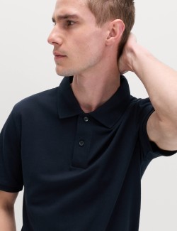 Slim Fit Cotton Rich Pique Polo Shirt