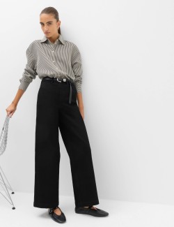 High Waist Wide Leg Jeans