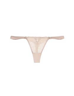 Krajková tanga s hedvábím