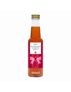 Kořeněný cukrový sirup s příchutí javorového sirupu