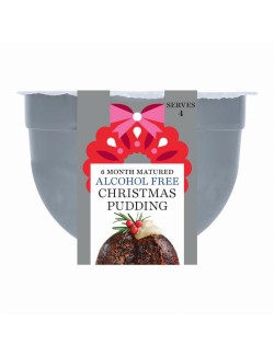 Vánoční pudink se sušenými plody vinné révy, bez alkoholu