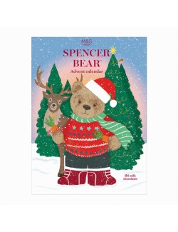 Adventní kalendář s 24 kousky formované mléčné čokolády