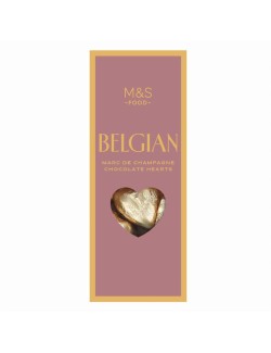 Pralinky z belgické mléčné čokolády s příchutí Marc de Champagne