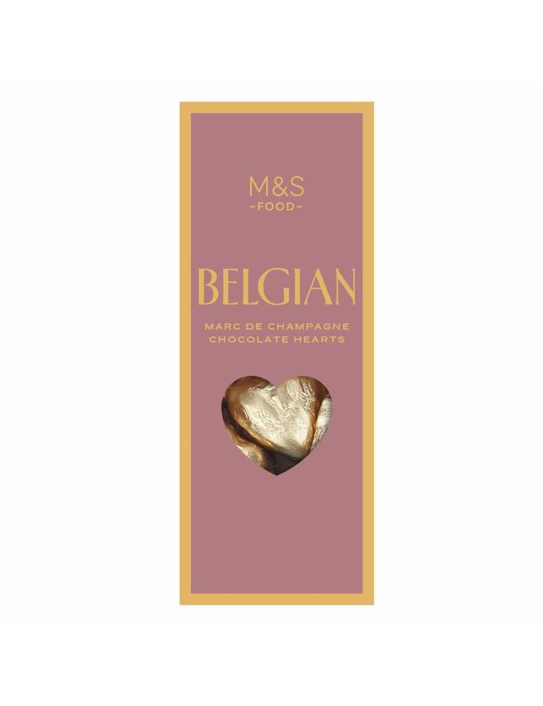 Pralinky z belgické mléčné čokolády s příchutí Marc de Champagne
