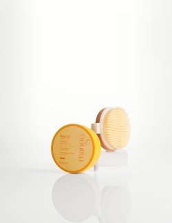 Tělové máslo s vůní manga a kartáč na tělo z kolekce Burst Bodycare