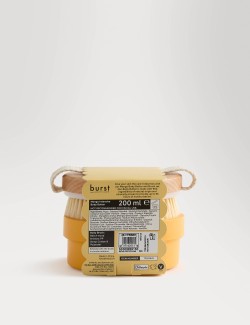 Tělové máslo s vůní manga a kartáč na tělo z kolekce Burst Bodycare