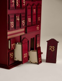 Wooden Advent Townhouse