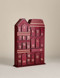 Wooden Advent Townhouse
