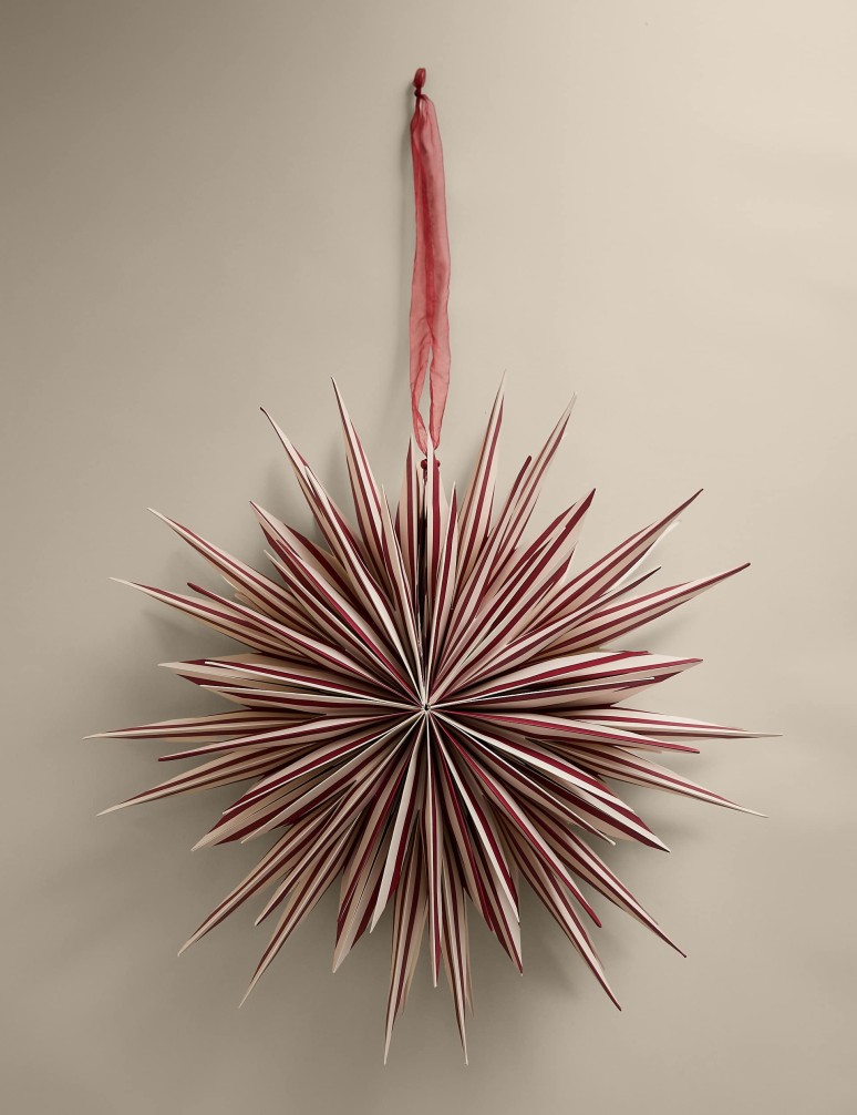 Paper Striped Star Room Decoration